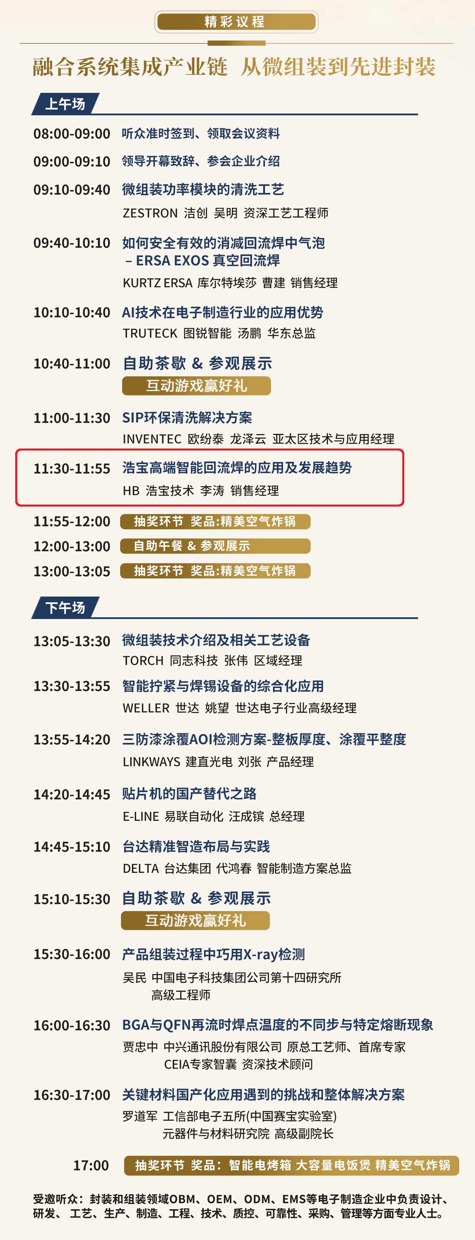 浩寶演講議題《高端智能回流焊的應(yīng)用及發(fā)展趨勢》